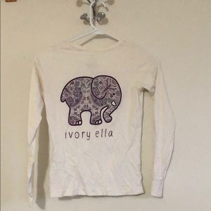 Ivory Ella long sleeve T-shirt